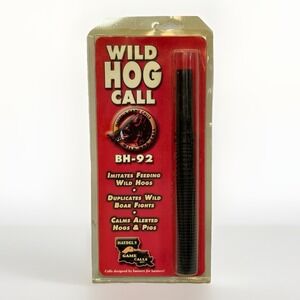 Haydel's Game Calls BH92 Boss Hawg‎  Grunter Call Boar Sounds Attracts Hog Black